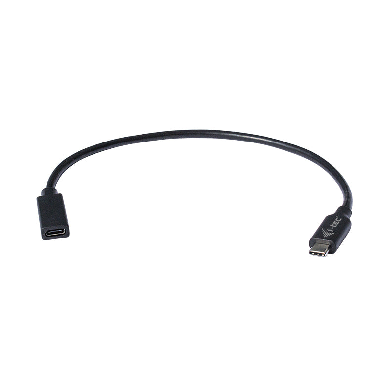i-tec C31EXTENDCBL USB-kablar 0,3 m USB 3.1 Type-C Svart