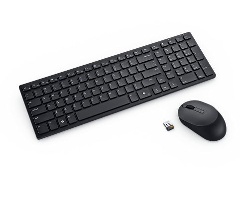 DELL Pro kompakt och tyst tangentbord och mus