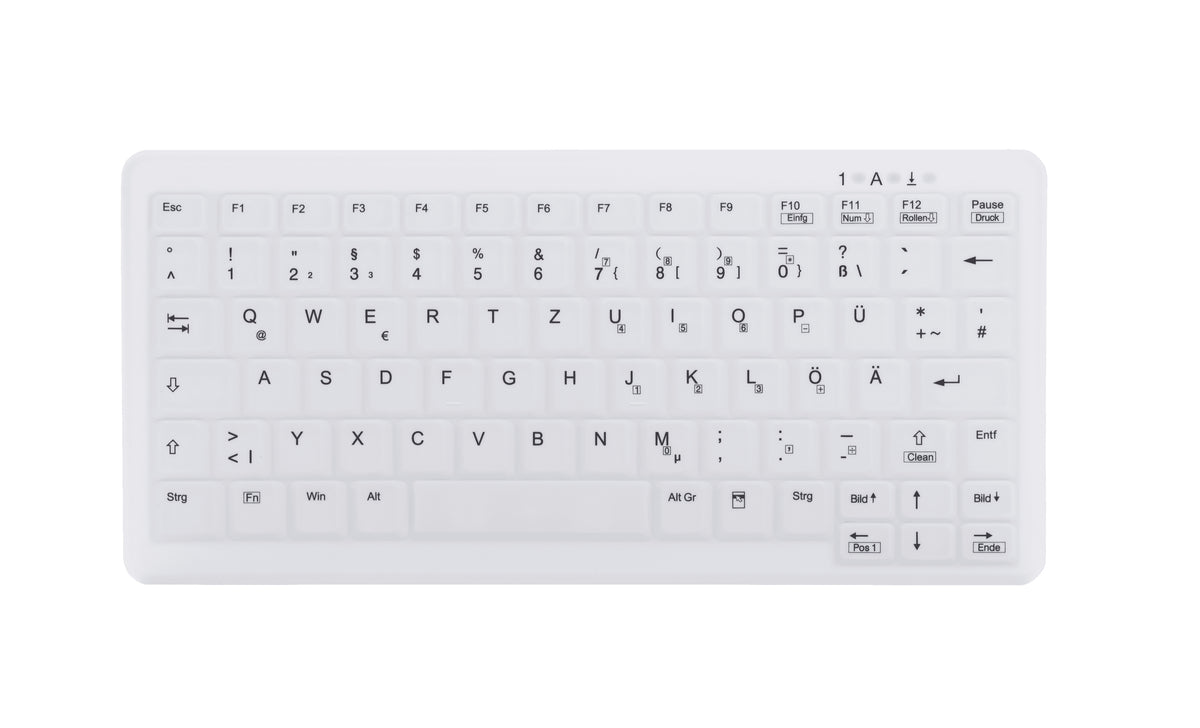 Contour Design Active Key AK-C4110 tangentbord Medical USB QWERTZ tyska Vit