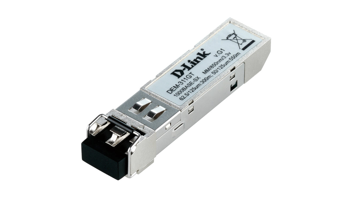 D-Link DEM-311GT transceiver-moduler för nätverk Fiberoptik 1000 Mbit/s SFP 850 nm