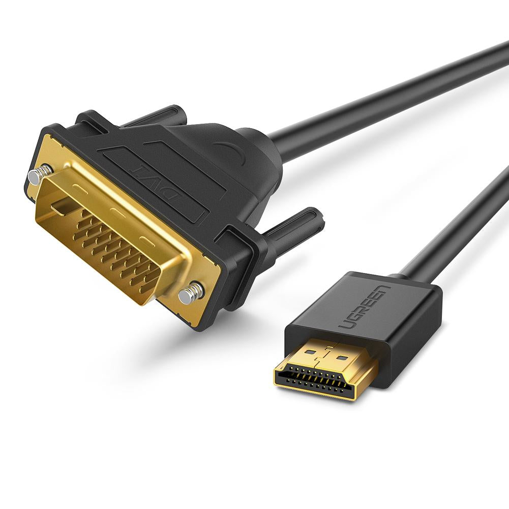 Ugreen 10135 videokabeladapter 2 m DVI HDMI videoadapter