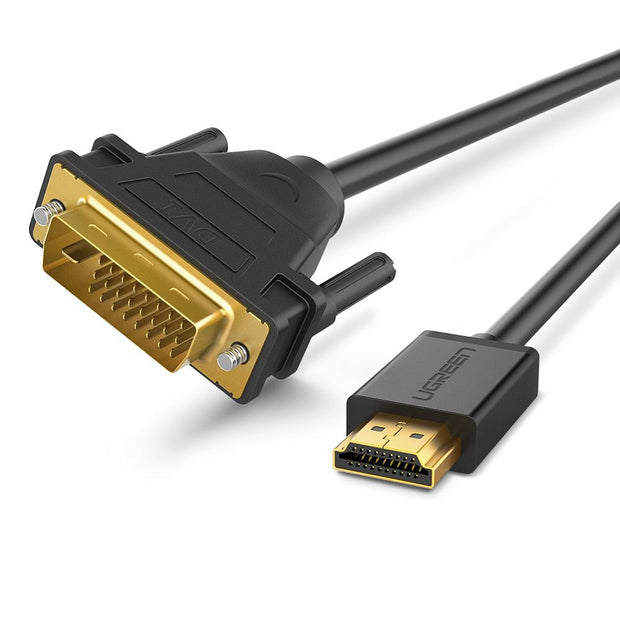 Ugreen 10135 videokabeladapter 2 m DVI HDMI videoadapter