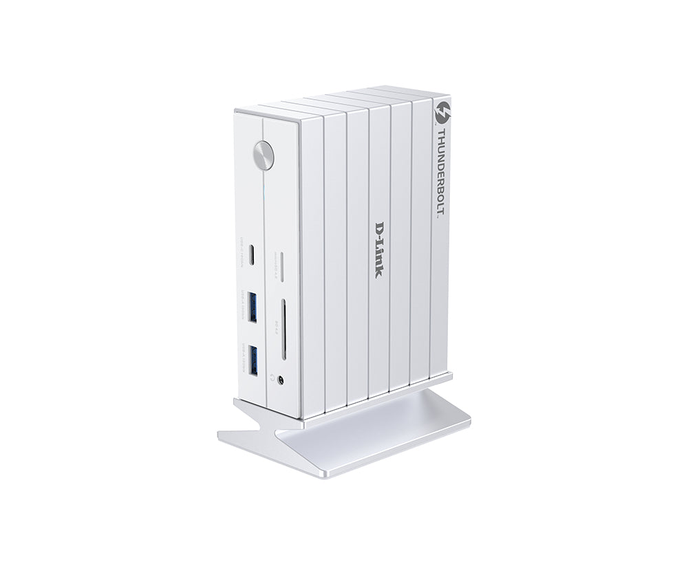 D-Link DUF-E01/E dockningsstationer för bärbara datorer Kabel Thunderbolt 4 Vit