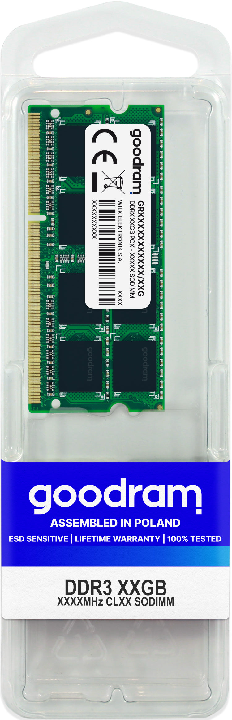 Goodram GR1600S364L11/8G RAM-minnen