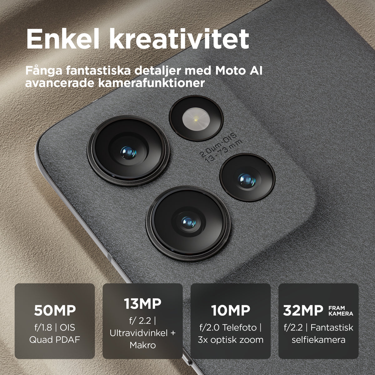 Motorola edge 50 - 512 GB - Grå