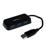 StarTech.com Bärbar SuperSpeed mini USB 3.0-hubb med 4 portar