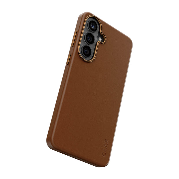 PanzerGlass CARE by Solo Case Brown w. Qi Samsung Galaxy S26+