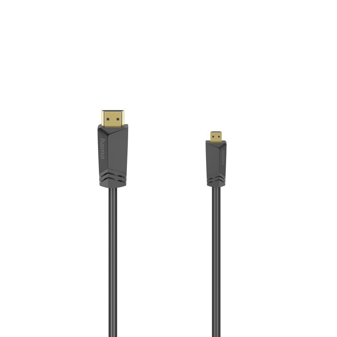 Hama 00205016 HDMI-kabel 1,5 m HDMI Typ A (standard) HDMI Typ D (micro) Svart
