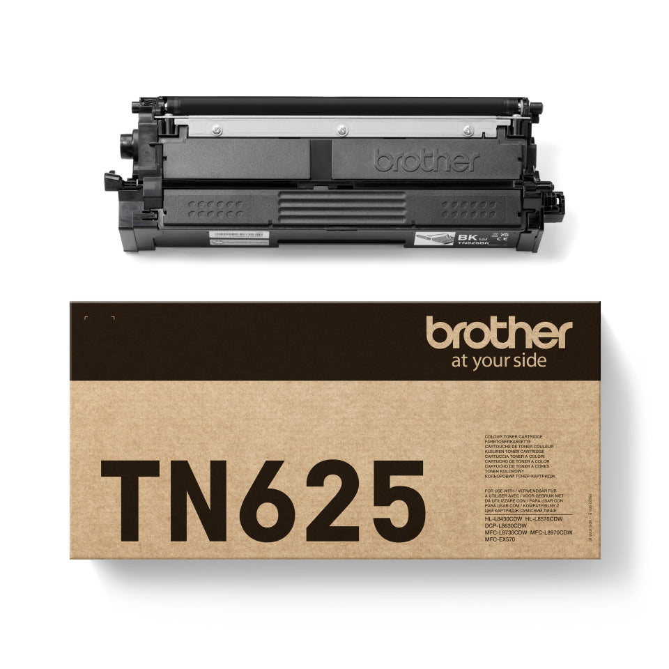 Brother TN-625BK Tonerkassett Original Svart