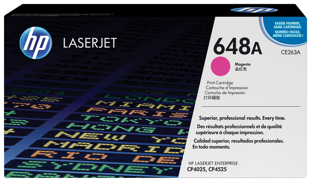 HP 648A magenta LaserJet-tonerkassett