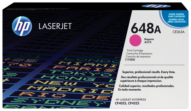 HP 648A magenta LaserJet-tonerkassett