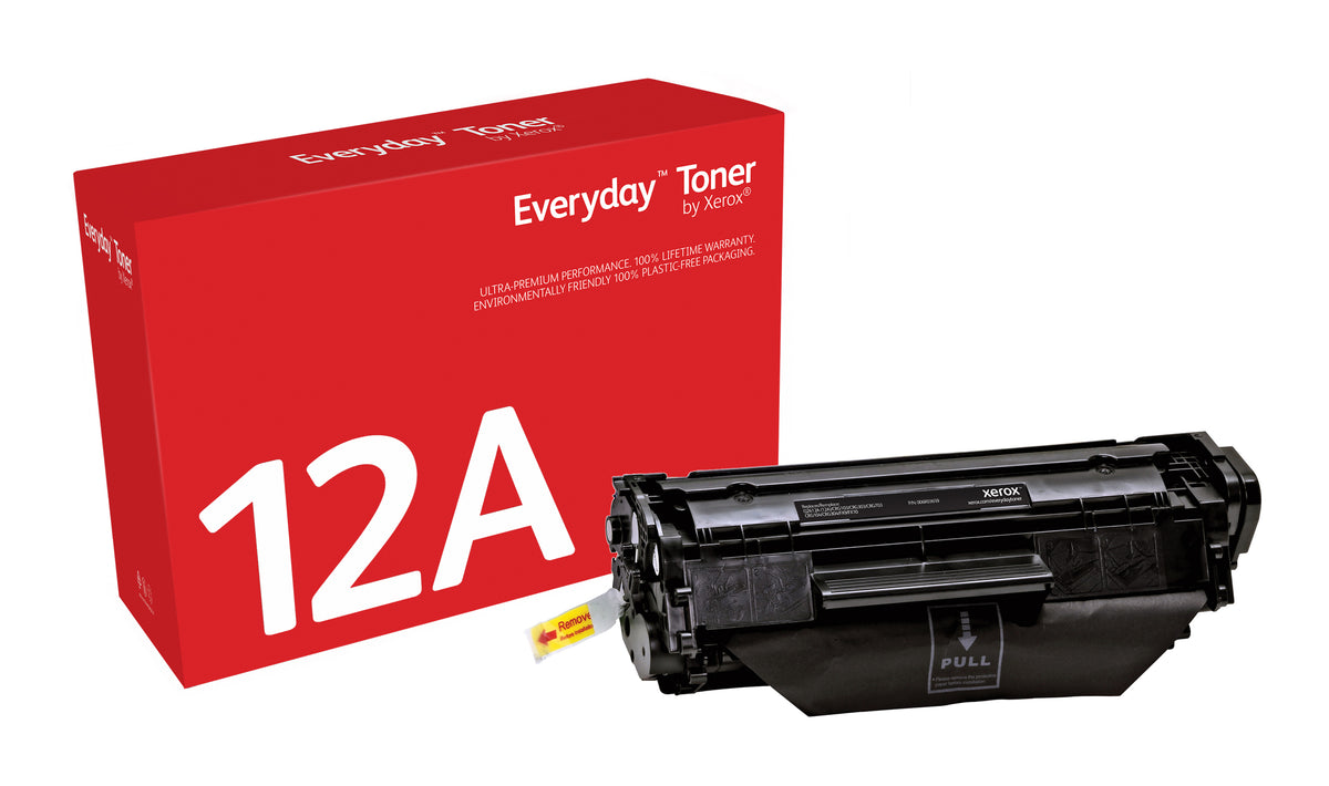 Everyday Svart Toner by Xerox compatible with HP 12A (Q2612A)