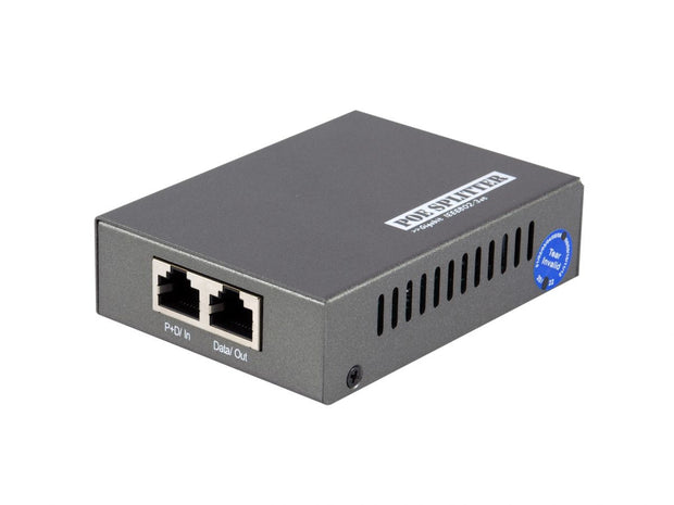 LevelOne POS-3000 nätverksdelare Strömförsörjning via Ethernet (PoE) stöd Svart