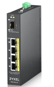 Zyxel RGS100-5P Ohanterad L2 Gigabit Ethernet (10/100/1000) Strömförsörjning via