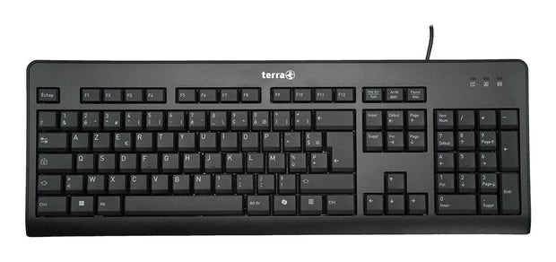 TERRA 1500 tangentbord Mus inkluderad Kontor USB QWERTZ Fransk Svart