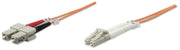Intellinet 1.0m LC-SC M/M InfiniBand och fiberoptisk kabel 1 m Orange