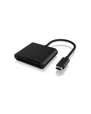 ICY BOX IB-CR301-C3 kortläsare USB 3.2 Gen 1 (3.1 Gen 1) Type-C Svart