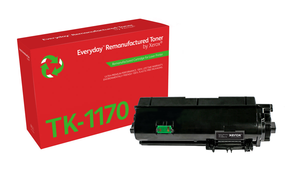 Everyday Svart Remanufactured Toner by Xerox compatible with Kyocera TK-1170
