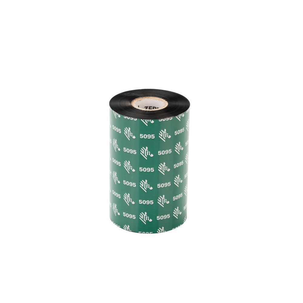 Zebra 5095 Resin värmeband 450 m Svart