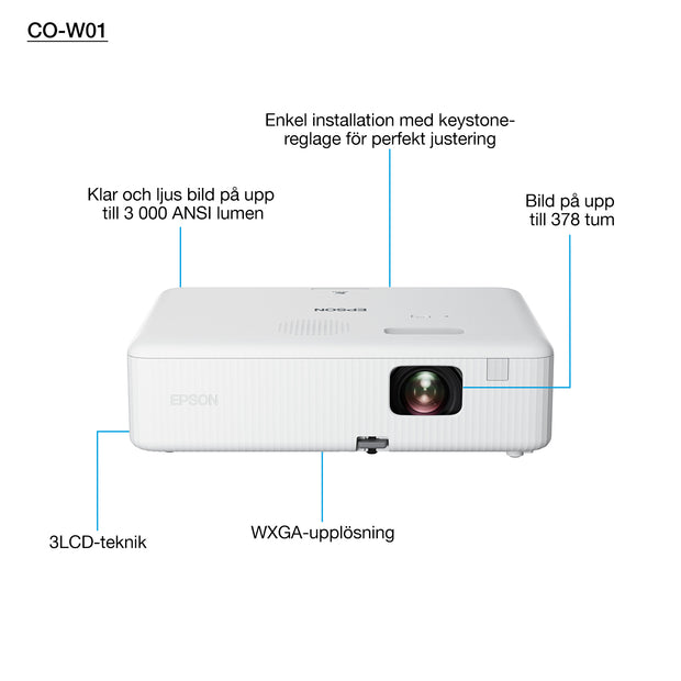 Epson CO-W01 projektor