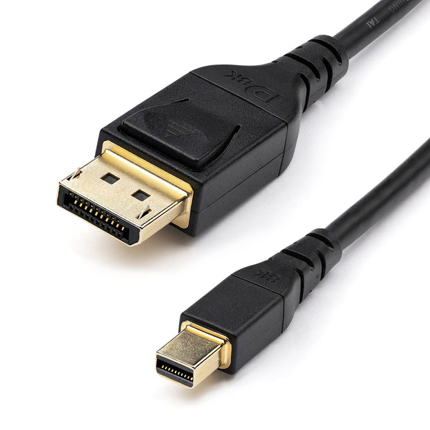 StarTech.com 2 m VESA-certifierad Mini DisplayPort till DisplayPort 1.4-kabel