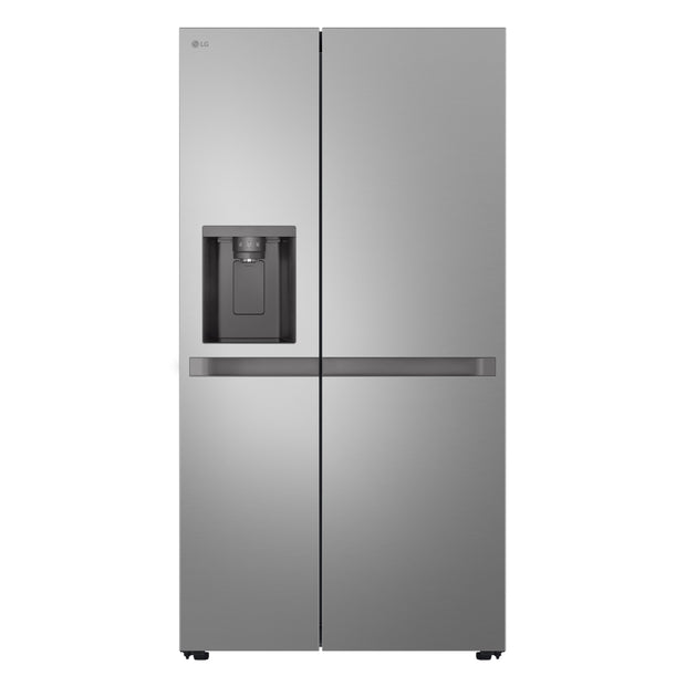LG GSLC41PYPE Kombinerad kyl/frys side-by-side Fristående 641 l Silver