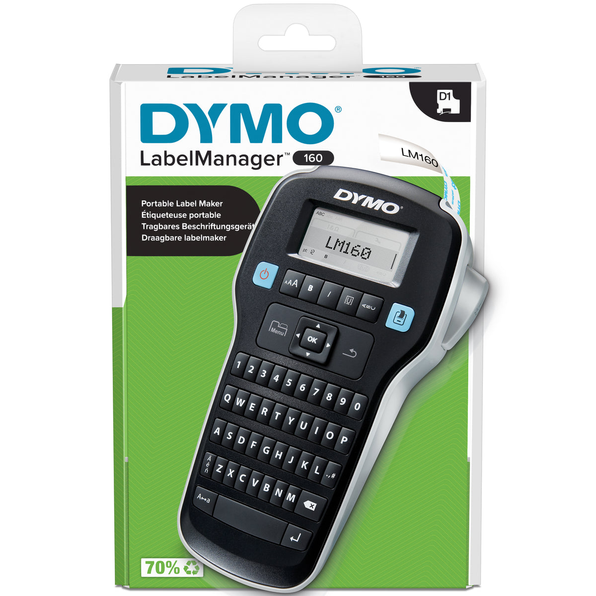 DYMO LabelManager 160-etikettskrivare - Termal transfer