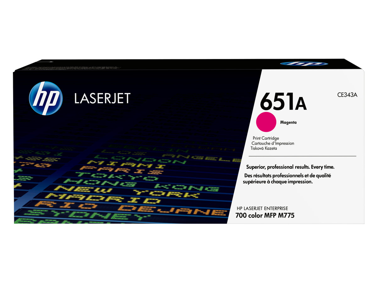 HP 651A magenta LaserJet-tonerkassett