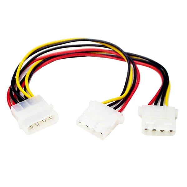 StarTech.com LP4 till 2x LP4 ström Y-splitterkabel M/F