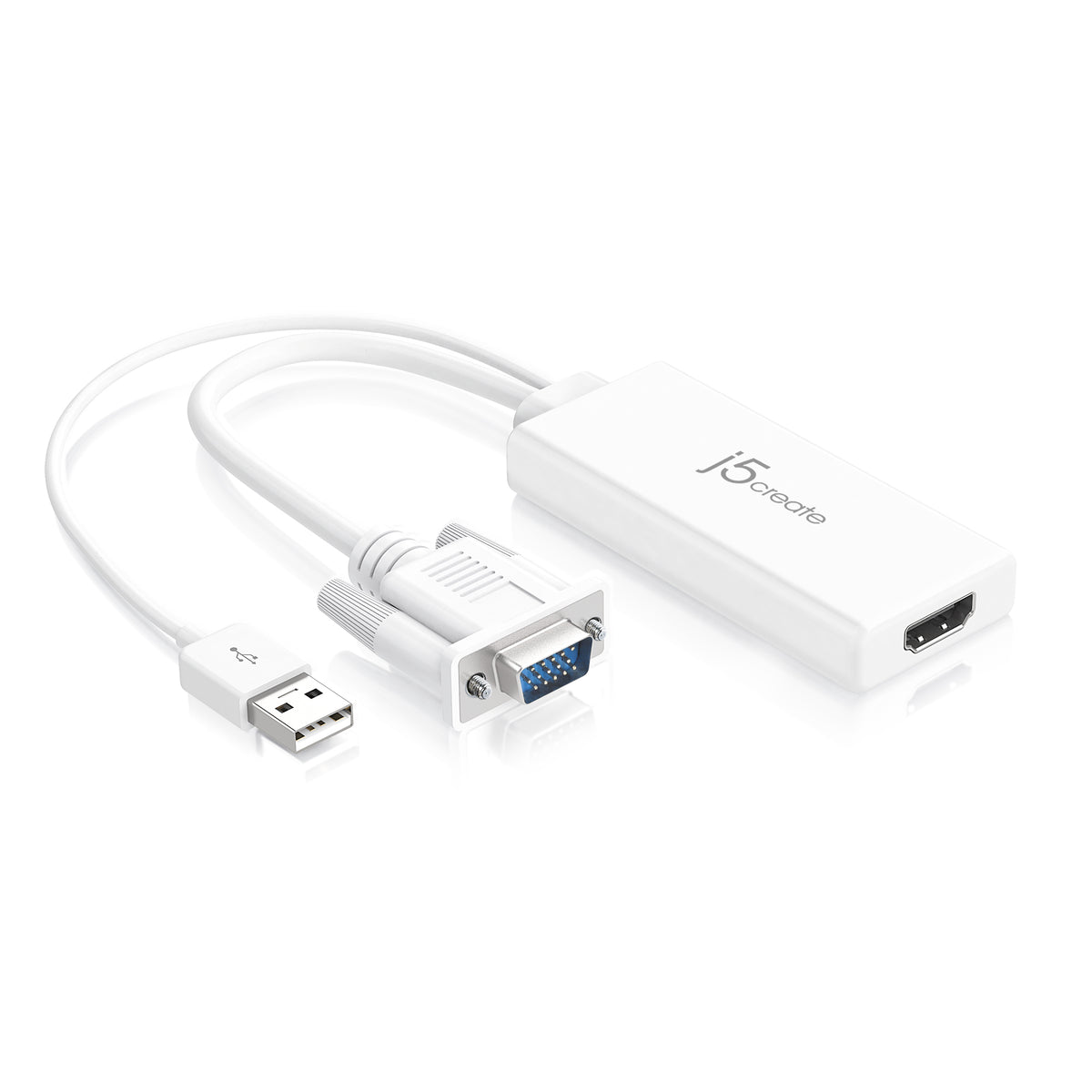 j5create JDA214-N VGA till HDMI video ljud-adapter