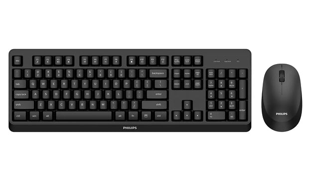 Philips 3000 series SPT6307BL/00 tangentbord Mus inkluderad Kontor RF Trådlös Svart