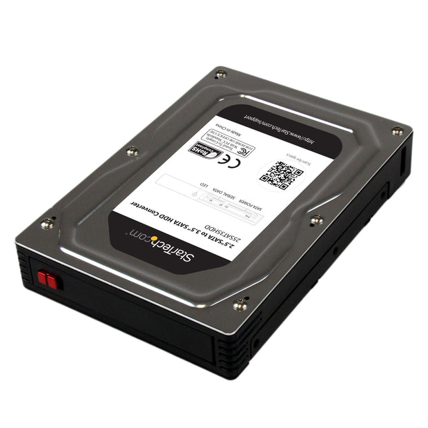 StarTech.com 2,5" till 3,5" SATA-hårddisk-adapterhölje i aluminium med SSD/HDD-höjd