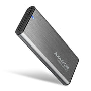 Axagon EEM2-SG2 Hölje för lagringsenheter SSD-inkapsling Grå M.2
