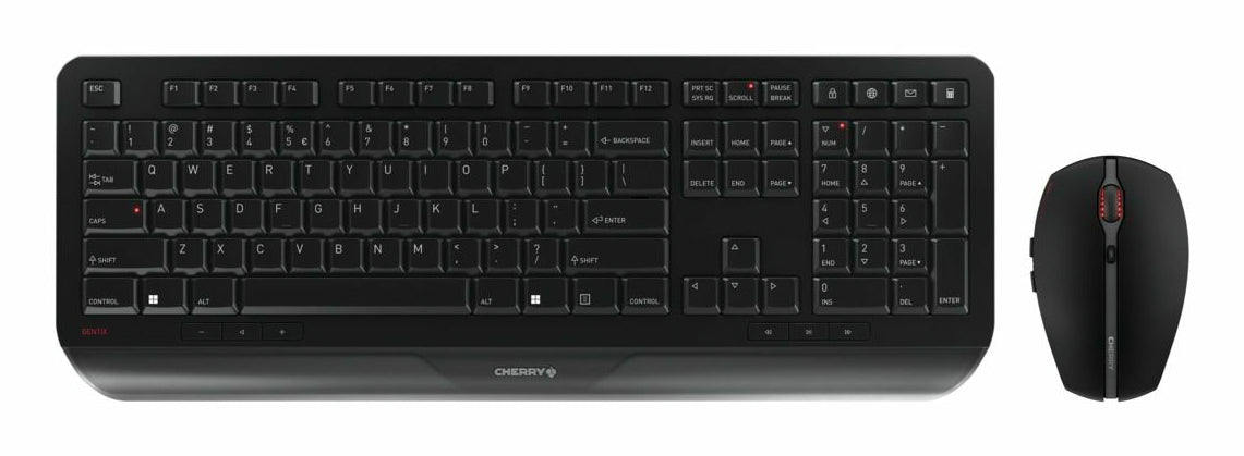 CHERRY JD-7000EU-2 tangentbord Mus inkluderad Hem / Kontor RF Trådlös QWERTY Engelsk