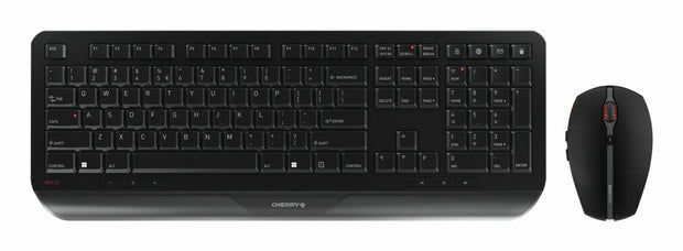 CHERRY JD-7000EU-2 tangentbord Mus inkluderad Hem / Kontor RF Trådlös QWERTY Engelsk