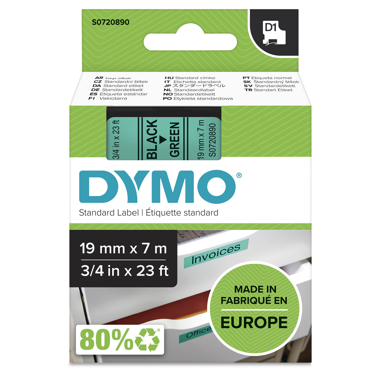 DYMO D1-originaletiketter