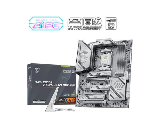 MSI MAG X870E GAMING PLUS MAX moderkort