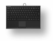 KeySonic KSK-5211ELU (DE) tangentbord Hem USB QWERTZ tyska Svart