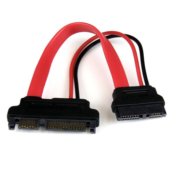 StarTech.com SLSATAADAP6 SATA-kablar 0,1524 m Slimline SATA 13 pin SATA 7+15 pin Röd