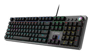 MSI FORGE GK310 RED DE tangentbord Spela USB QWERTY tyska Svart