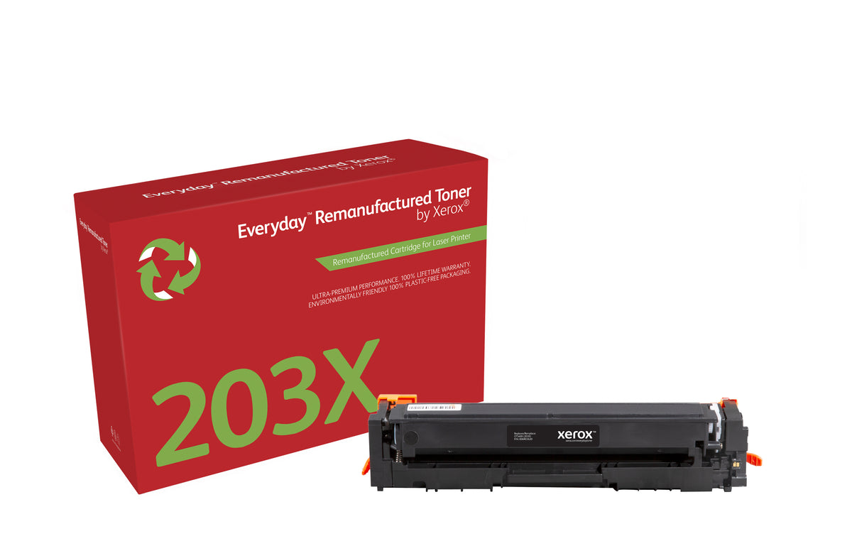 Everyday Svart Remanufactured Toner by Xerox compatible with HP 203X (CF540X)