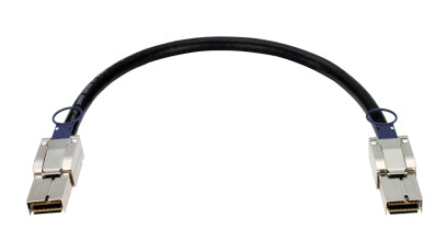 D-Link 120G CXP InfiniBand och fiberoptisk kabel 0,5 m Svart