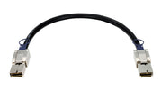 D-Link 120G CXP InfiniBand och fiberoptisk kabel 0,5 m Svart