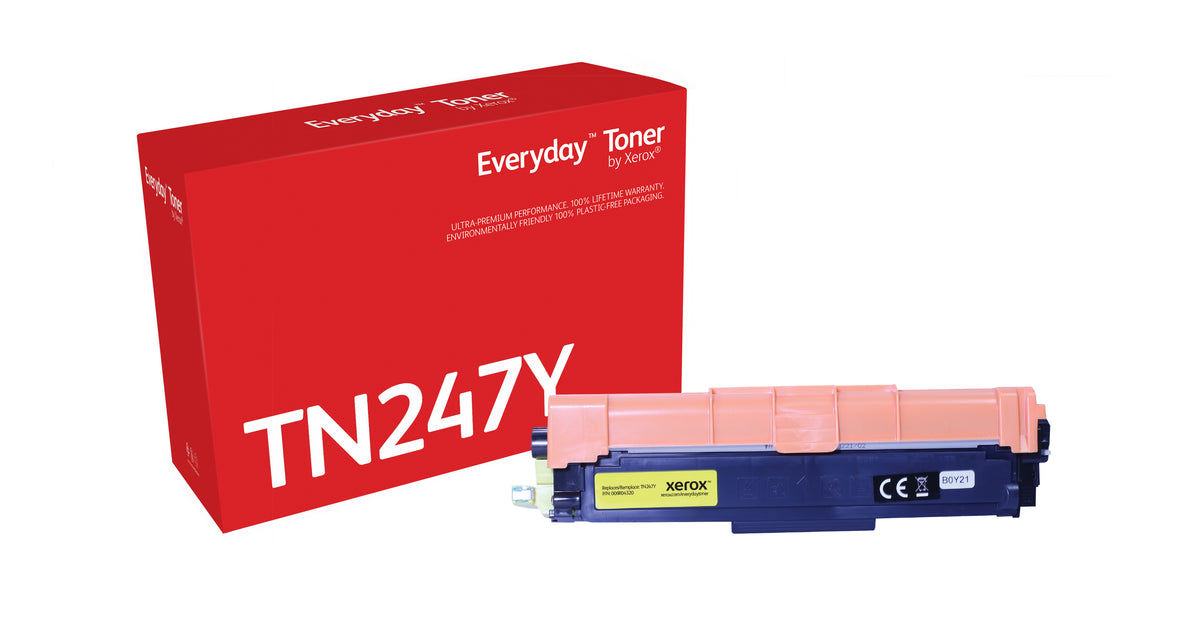 Everyday Gul Toner by Xerox compatible with Brother TN247Y