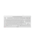 CHERRY STREAM KEYBOARD TKL tangentbord Universal USB QWERTZ schweizisk Vit
