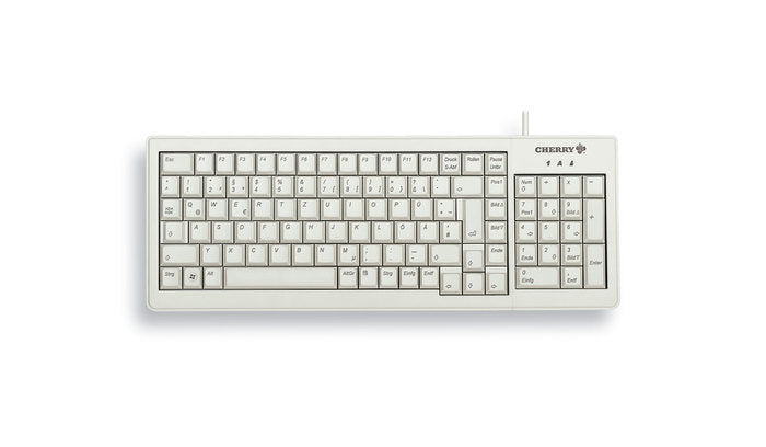 CHERRY XS tangentbord Hem USB QWERTZ tyska Grå