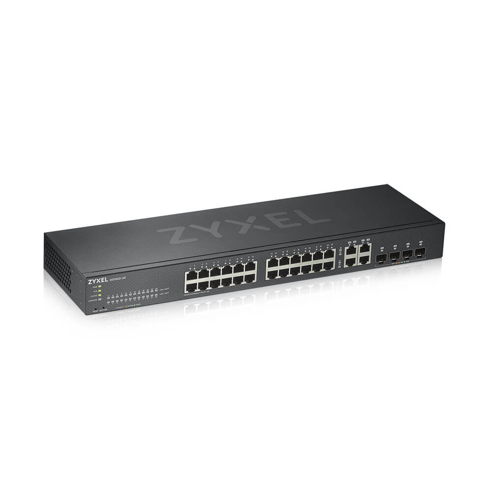 Zyxel GS1920-24V2 hanterad Gigabit Ethernet (10/100/1000) Svart