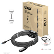 CLUB3D CAC-1406 USB-kablar USB 3.2 Gen 1 (3.1 Gen 1) 15 m USB A 5 Gbit/s Svart