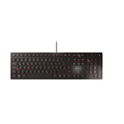 CHERRY KC 6000 SLIM tangentbord USB Nordic Svart