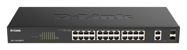 D-Link DGS-1100-26MPV2/B hanterad L2 Gigabit Ethernet (10/100/1000) Strömförsörjning
